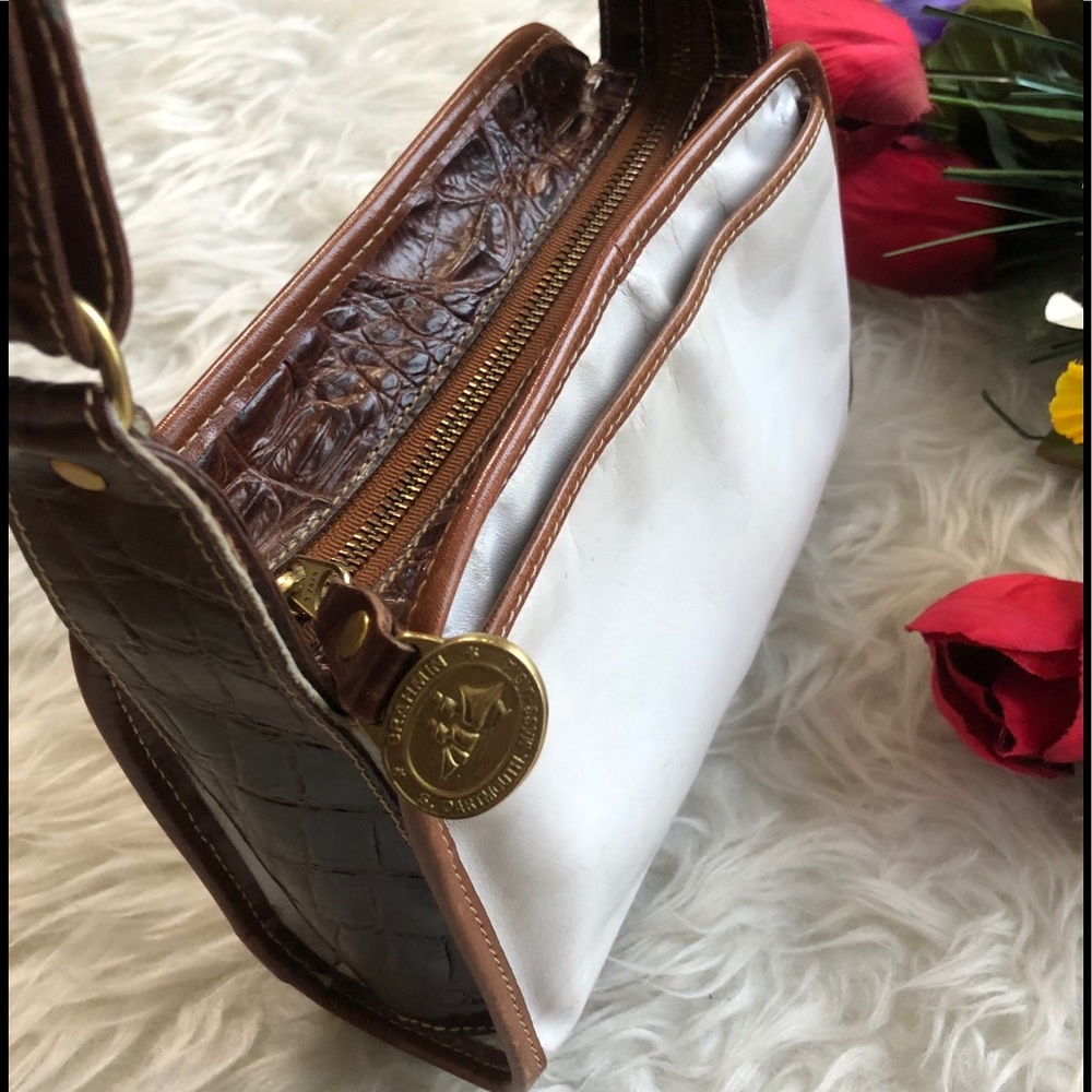 🌺GORGEOUS VINTAGE CROC Brahmin crossbody bag🌺 - Picture 2 of 13